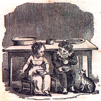 children eating from bowls