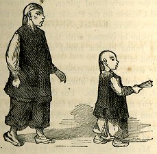 a Chinese man and boy