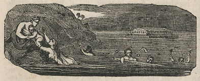 people drown, ark in background