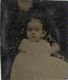 tintype of a baby